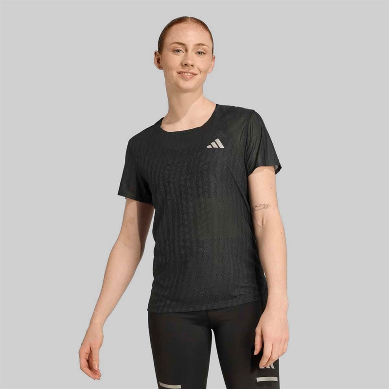 adidas Dame Adi365 Climacool+ Løbe T-shirt Sort/Grey Six - Billede 1