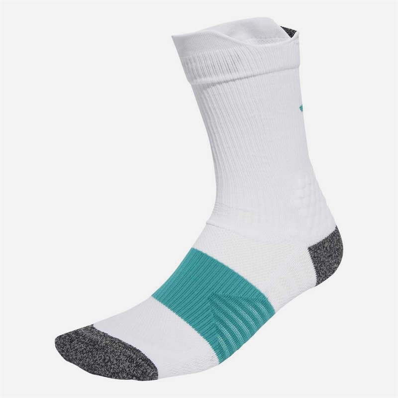 adidas Runxboost Løbestrømper Hvid/Pure Teal - Billede 1