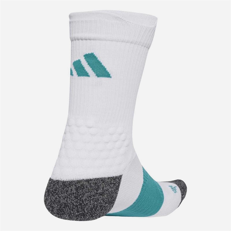 adidas Runxboost Løbestrømper Hvid/Pure Teal - Billede 2