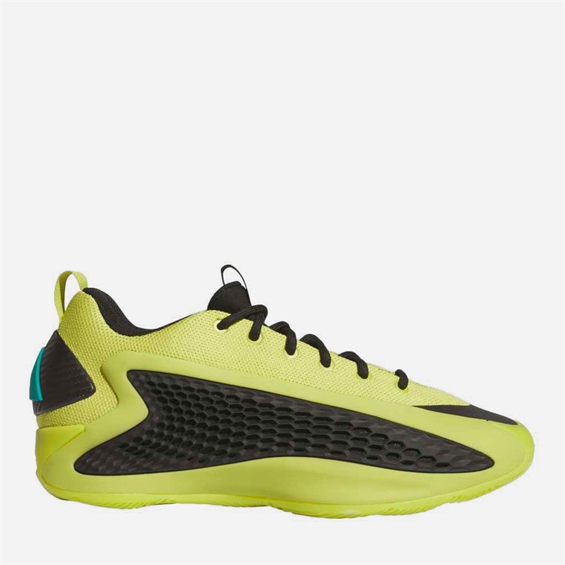 adidas Herre Anthony Edwards 1 Lav 'Preloved Lime' Basketballsko Preloved Lime/Core Black/Pure Teal - Billede 1