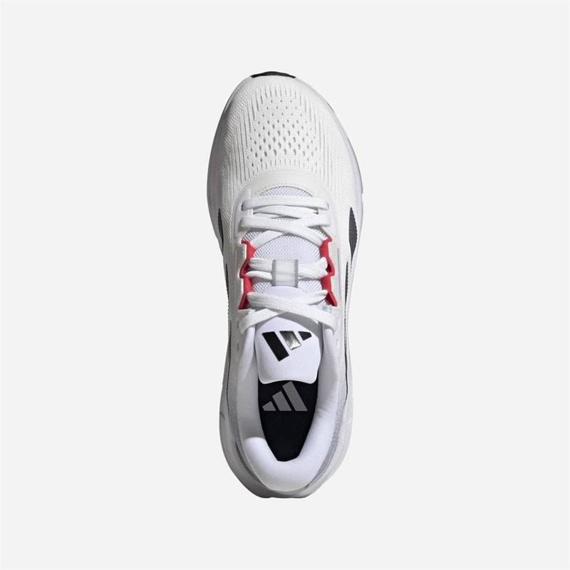 adidas Herre Questar 3 Neutrale Løbesko Cloud White/Core Black/Pure Ruby - Billede 4