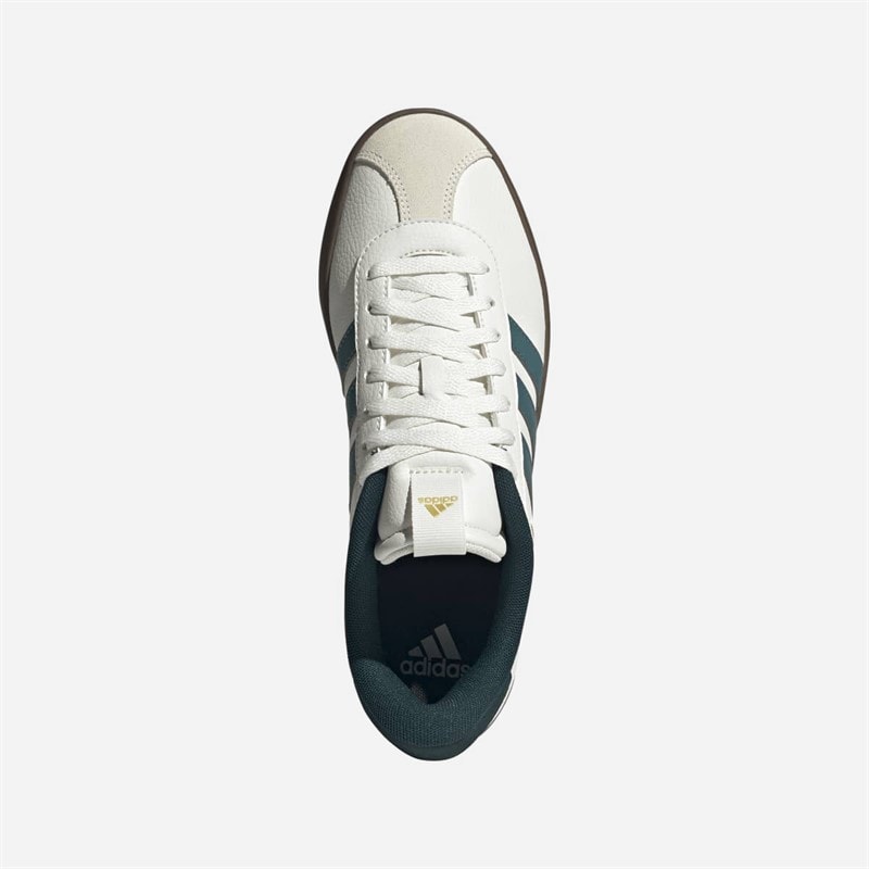 adidas Herre VL Court 3.0 Træningssko Core White/Preloved Teal/Aurora Ivy - Billede 4