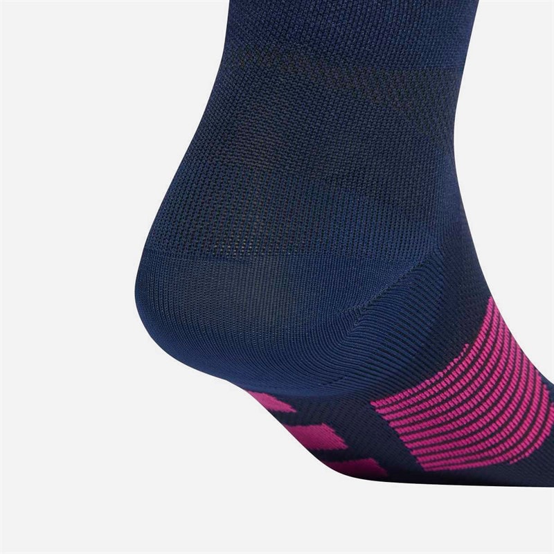 adidas BMW Berlin Marathon 2025 Løbestrømper Collegiate Collegiate Navy/Semi Green Spark - Billede 4