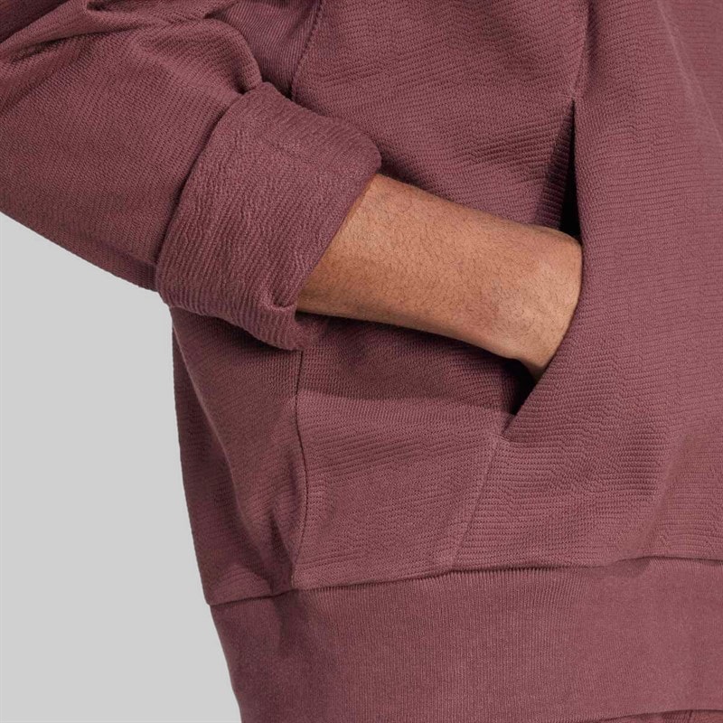 adidas Herre All SZN Cloud Jersey Hættetrøje Aurora Ruby/Aurora Ruby - Billede 4