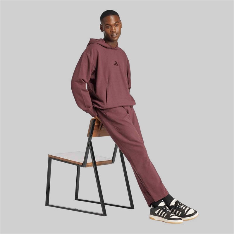 adidas Herre All SZN Cloud Jersey Hættetrøje Aurora Ruby/Aurora Ruby - Billede 5
