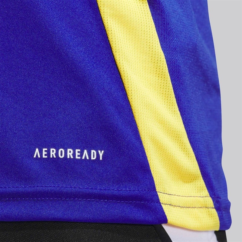 adidas Herre Cabj Boca Juniors 24/25 Hjemmebanetrøje Semi Lucid Blue/Bold Gold - Billede 4