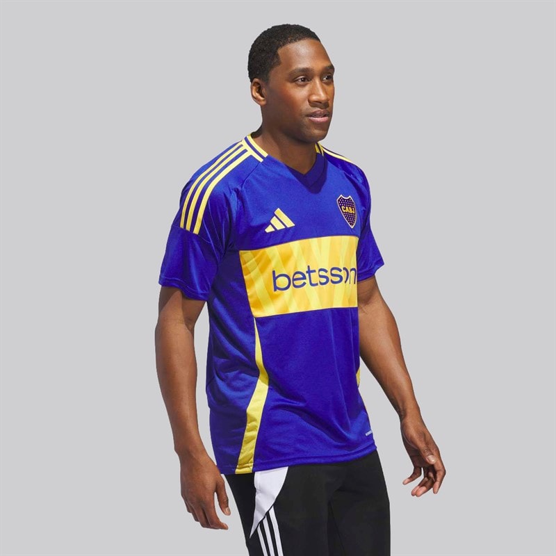 adidas Herre Cabj Boca Juniors 24/25 Hjemmebanetrøje Semi Lucid Blue/Bold Gold - Billede 5
