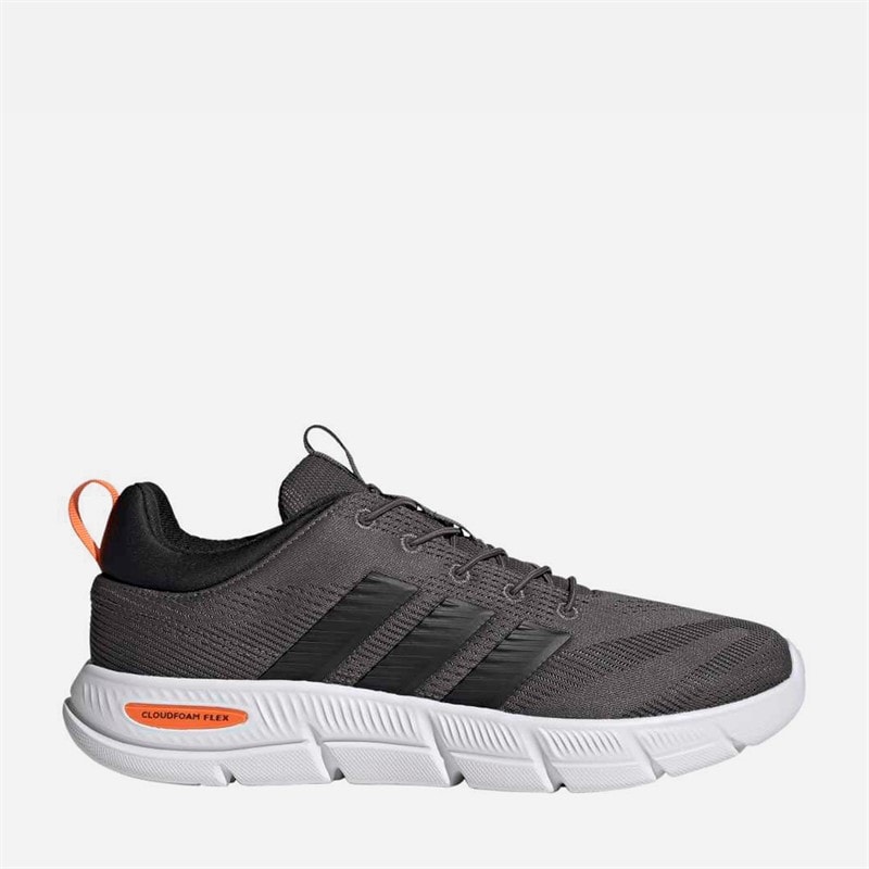 adidas Herre Cloudfoam Flex Rapidfit Træningssko Charcoal/Carbon/Lucid Orange