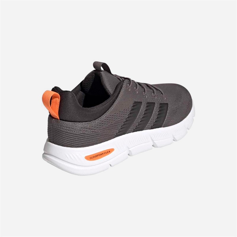 adidas Herre Cloudfoam Flex Rapidfit Træningssko Charcoal/Carbon/Lucid Orange - Billede 3