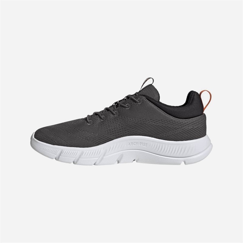 adidas Herre Cloudfoam Flex Rapidfit Træningssko Charcoal/Carbon/Lucid Orange - Billede 5