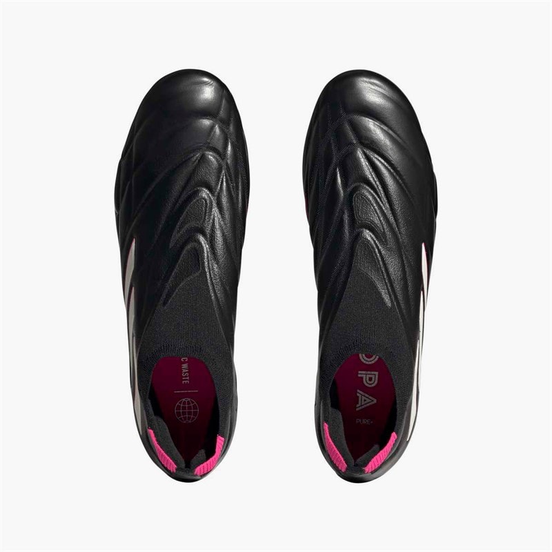 adidas Herre Copa Pure+ Snøreløse Own Your Football Pack FG Faste Jord Fodboldstøvler Core Black/Zero Metalic/Team Shock Pink - Billede 4