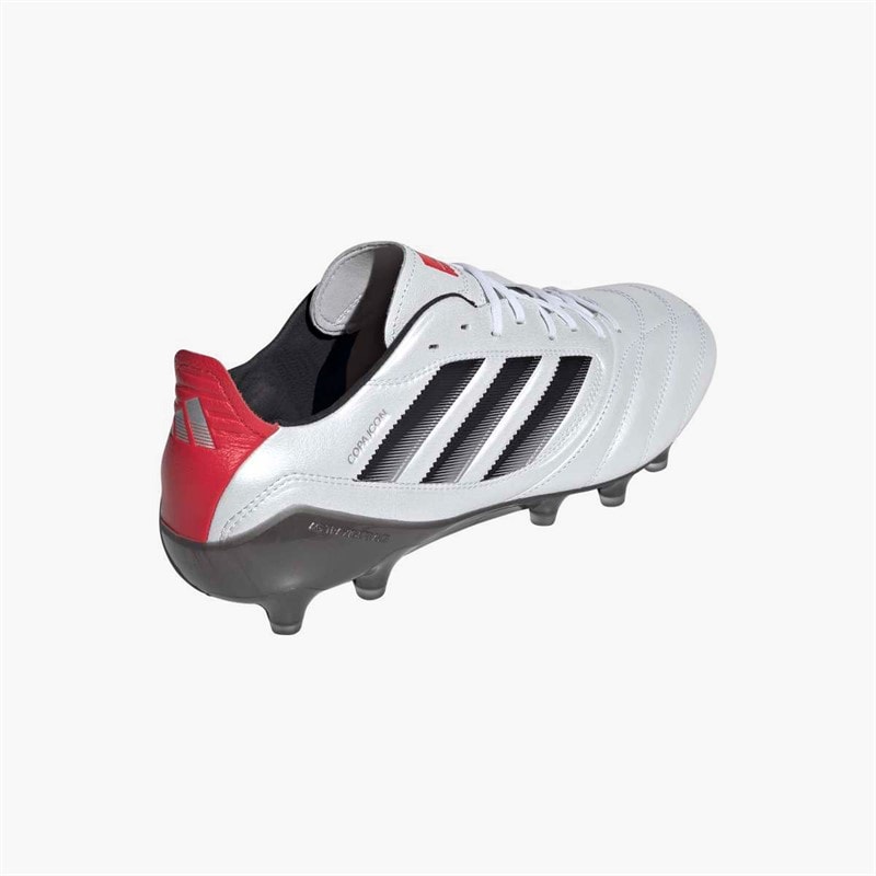 adidas Herre Copa Icon 2 Elite FG/AG Fast/Kunstgræs Fodboldstøvler Cloud White/Core Black/Pure Ruby - Billede 3