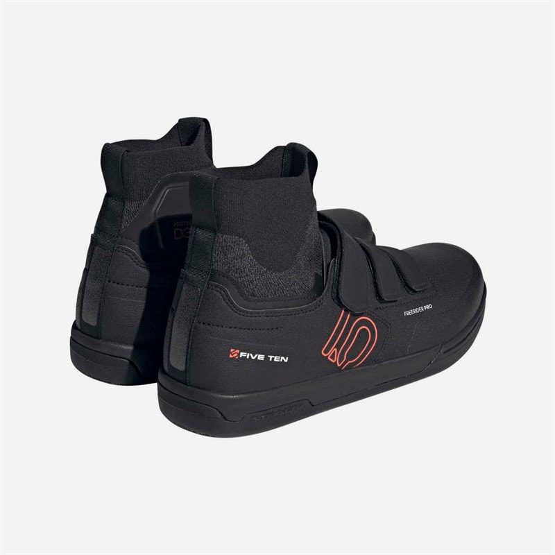 adidas Five Ten Freerider Pro Mid Mountainbike Sko Core Black/Solar Red/Grey Heather - Billede 3