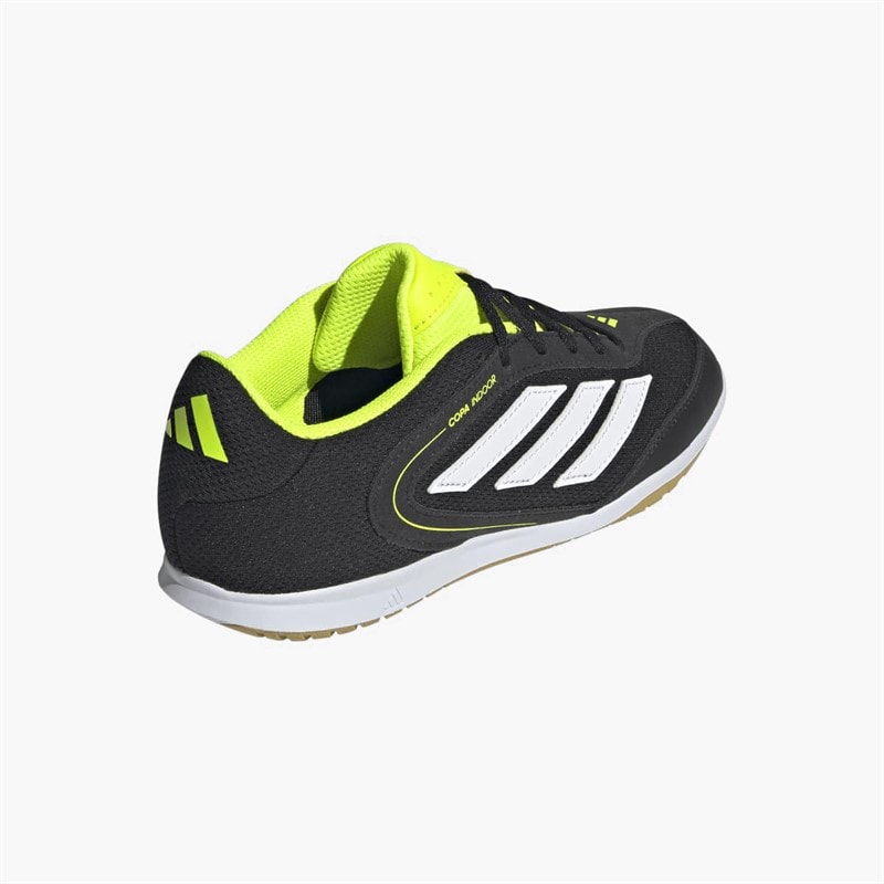 adidas Junior Copa Court League IN Indendørs Fodboldstøvler Core Black/Cloud White/Lucid Lemon - Billede 3