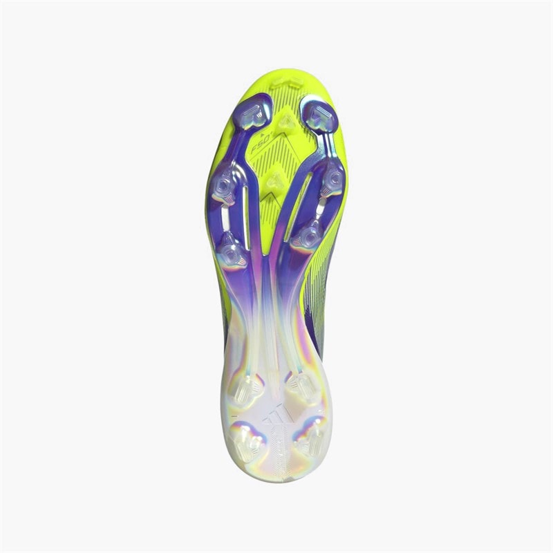 adidas Herrefodboldstøvler F50+ Radiant Blaze Pack FG fast underlag Purple Rush/Cloud White/Lucid Lemon - Billede 2