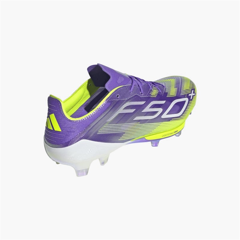 adidas Herrefodboldstøvler F50+ Radiant Blaze Pack FG fast underlag Purple Rush/Cloud White/Lucid Lemon - Billede 3