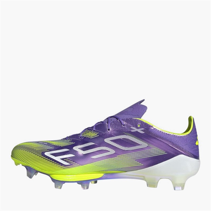 adidas Herrefodboldstøvler F50+ Radiant Blaze Pack FG fast underlag Purple Rush/Cloud White/Lucid Lemon - Billede 5