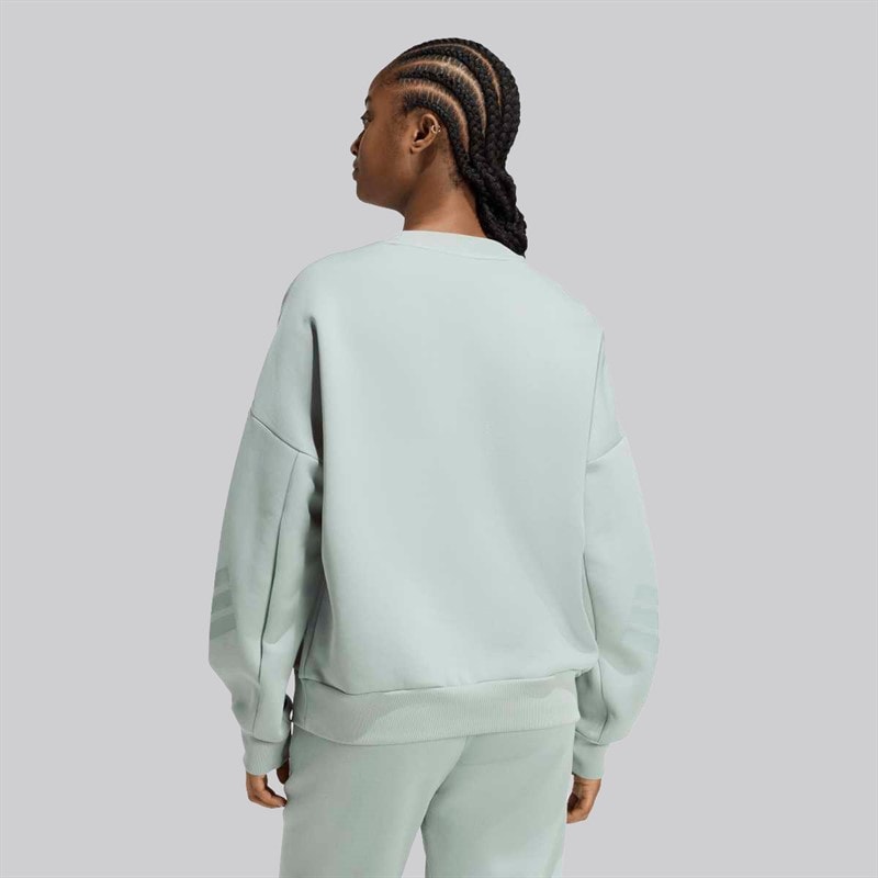 adidas Dame Future Icons 3 striber sweatshirt Wonder Sage - Billede 3