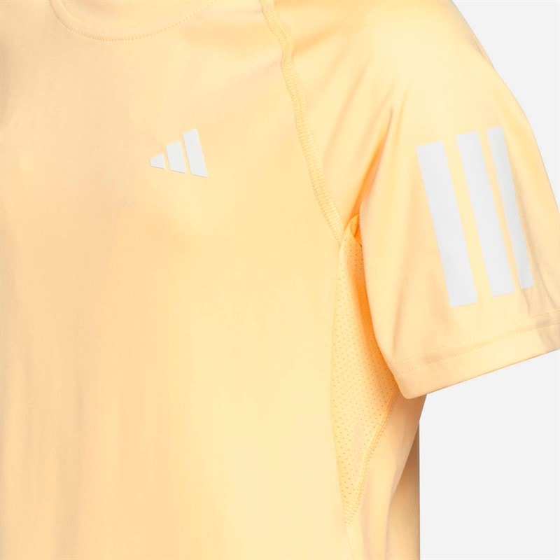 adidas Junior Piger Club Climacool T-shirt Ice Tangerine - Billede 3