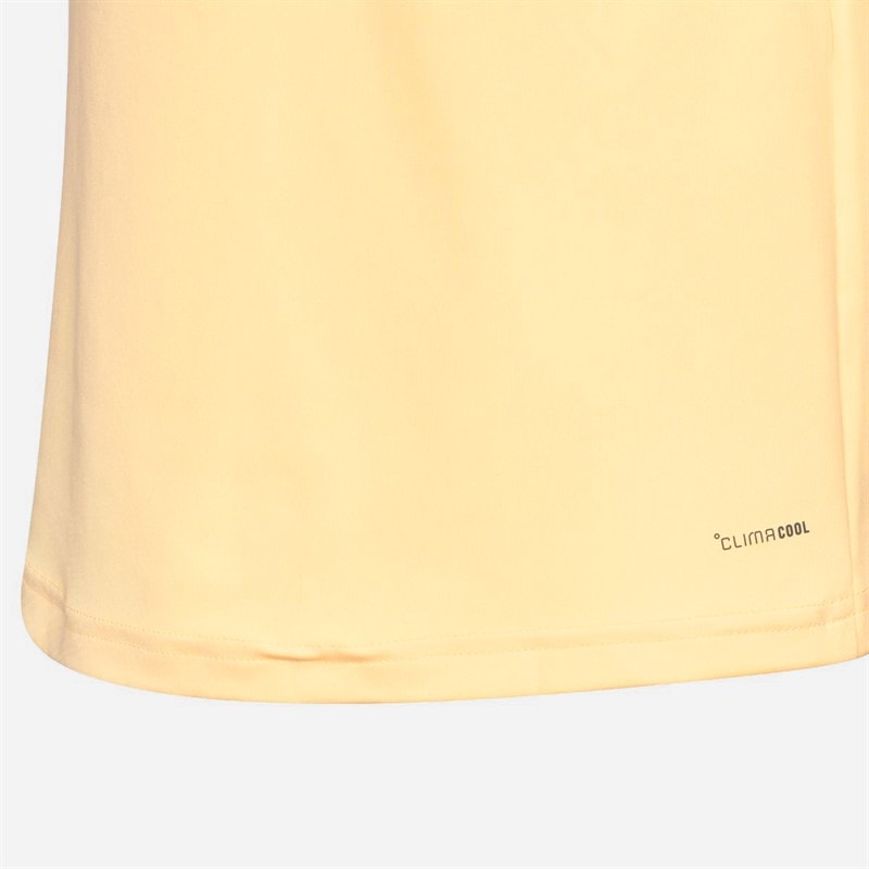 adidas Junior Piger Club Climacool T-shirt Ice Tangerine - Billede 4