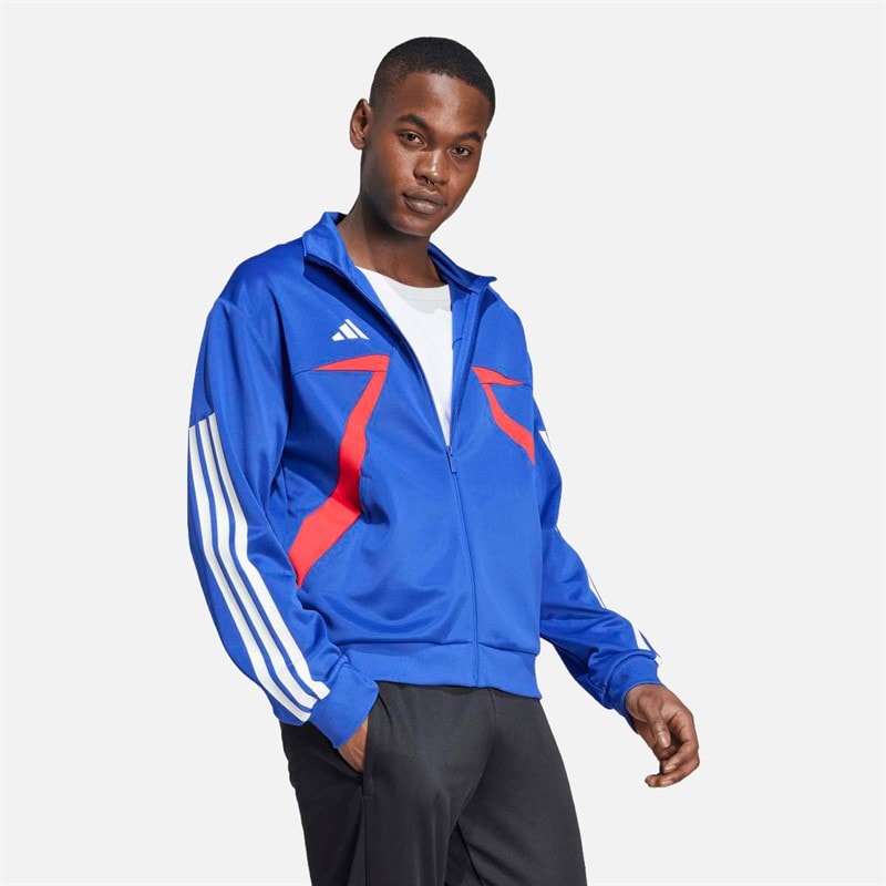 adidas Herre House Of Tiro Nations Pack Track Top Semi Lucid Blue/Pure Ruby/Hvid - Billede 4