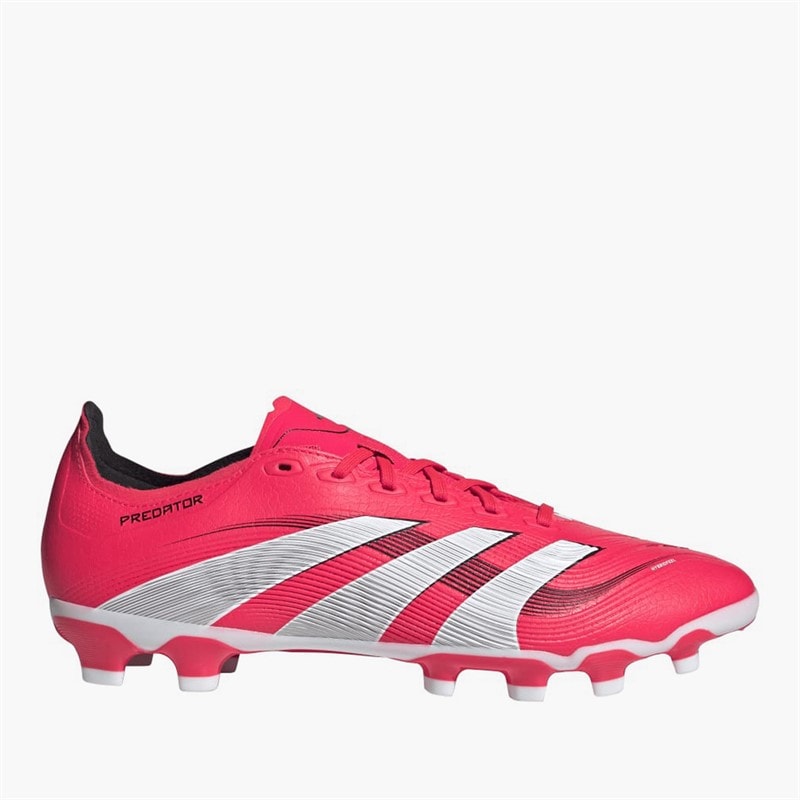 adidas Herre Predator League Ren Sejr Pakke MG Multi Ground Fodboldstøvler Lucid Red/Hvid/Sort