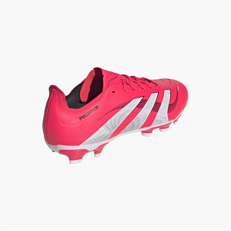 adidas Herre Predator League Ren Sejr Pakke MG Multi Ground Fodboldstøvler Lucid Red/Hvid/Sort - Billede 3