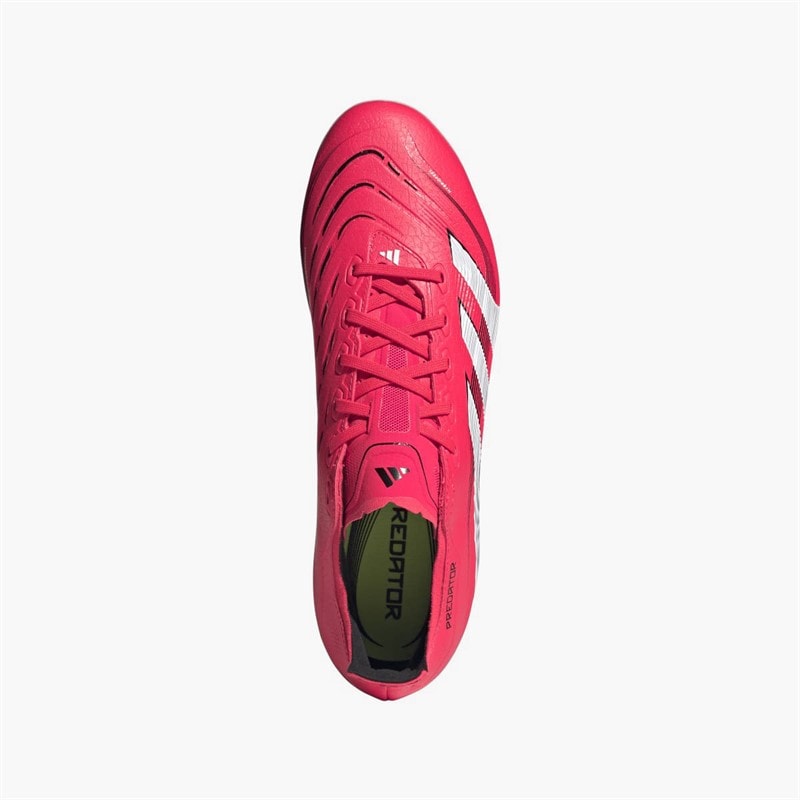 adidas Herre Predator League Ren Sejr Pakke MG Multi Ground Fodboldstøvler Lucid Red/Hvid/Sort - Billede 4
