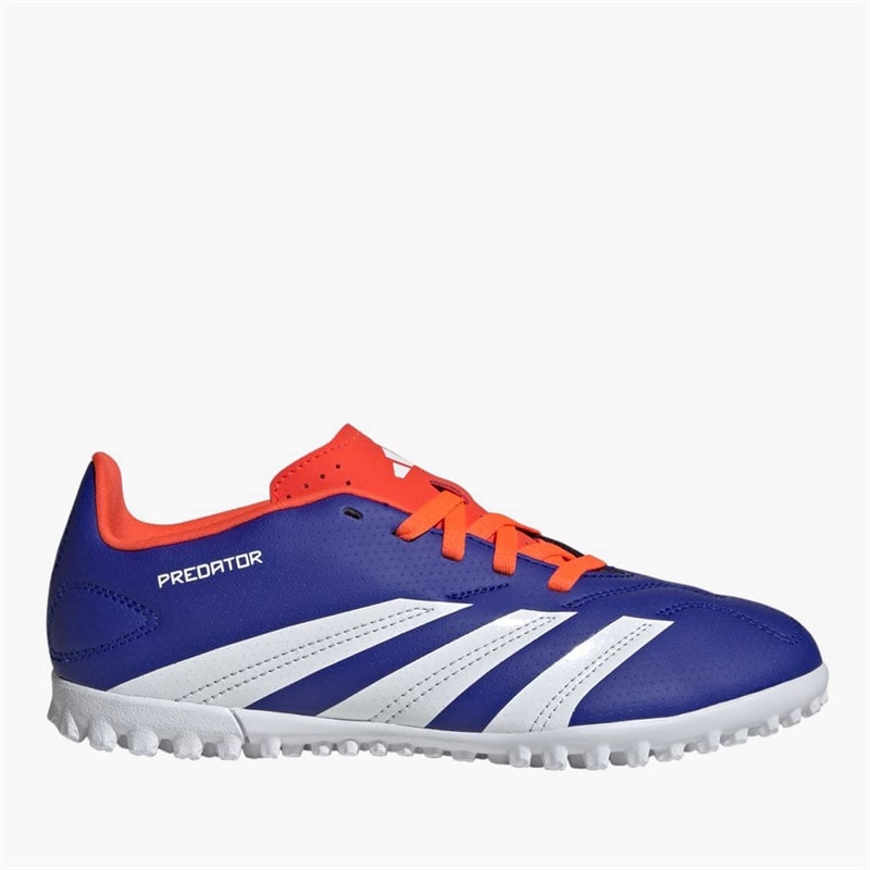 adidas Junior Predator Club Fremgang Pakke TF Astro Fodboldstøvler Lucid Blue/Cloud White/Solar Red