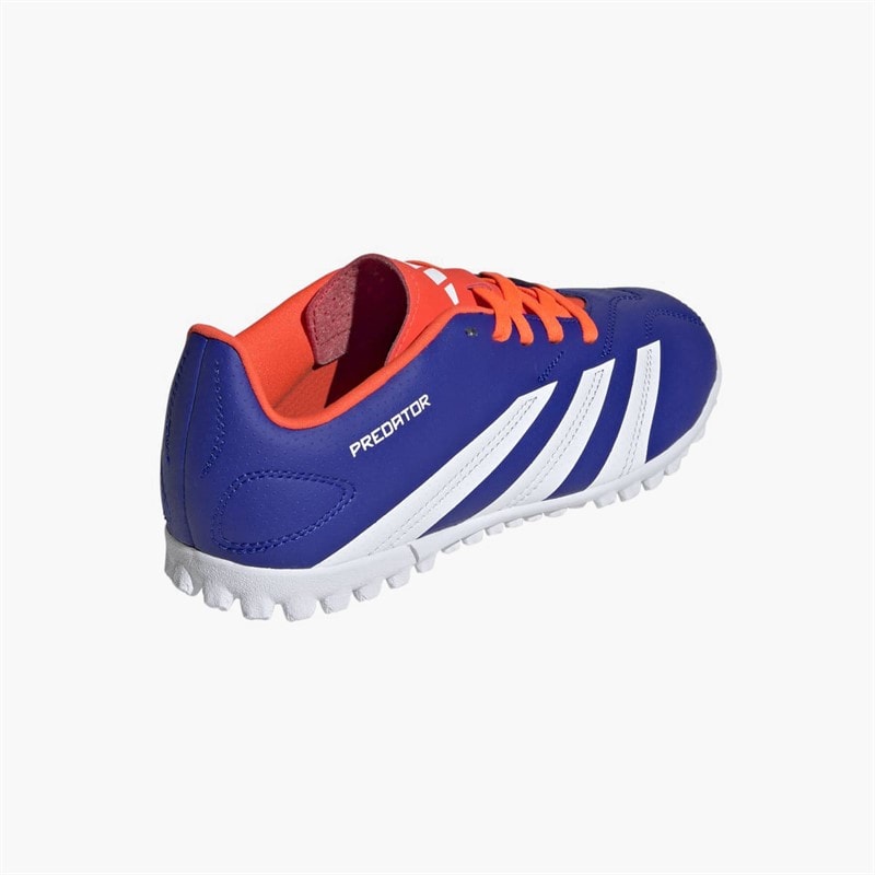 adidas Junior Predator Club Fremgang Pakke TF Astro Fodboldstøvler Lucid Blue/Cloud White/Solar Red - Billede 3