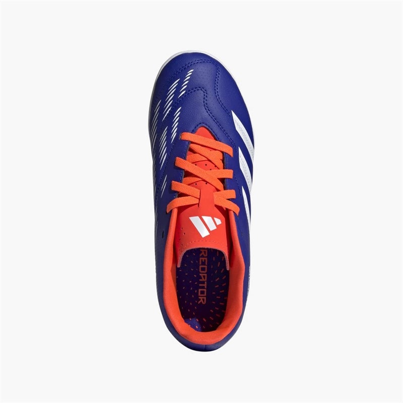 adidas Junior Predator Club Fremgang Pakke TF Astro Fodboldstøvler Lucid Blue/Cloud White/Solar Red - Billede 4
