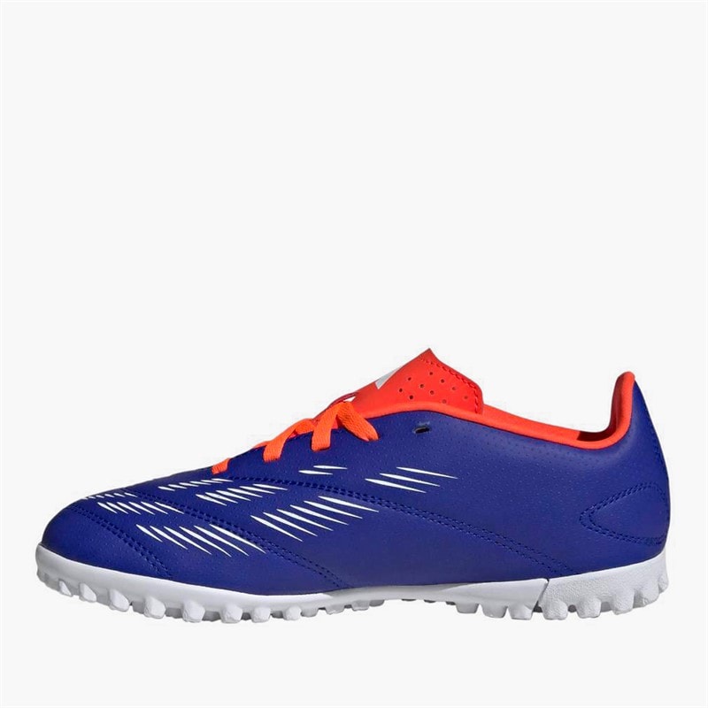 adidas Junior Predator Club Fremgang Pakke TF Astro Fodboldstøvler Lucid Blue/Cloud White/Solar Red - Billede 5