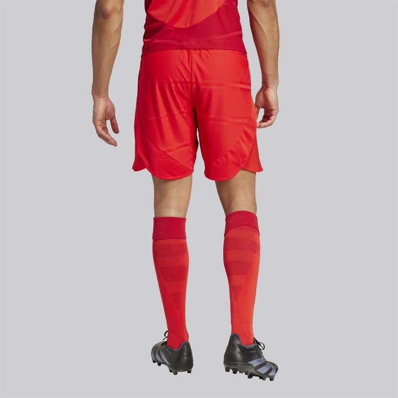 adidas Herre FCB FC Bayern München 24/25 Autentiske Hjemme Shorts Rød - Billede 2