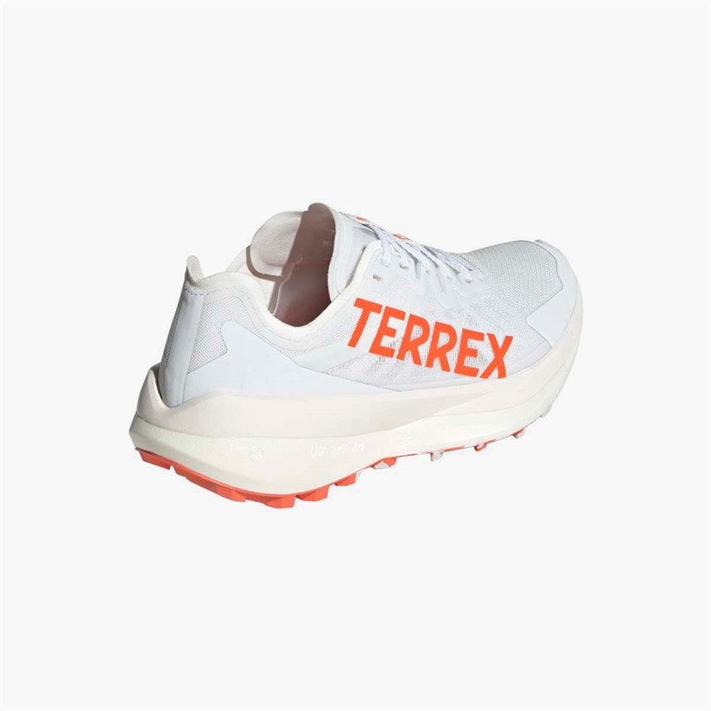 adidas Dame Terrex Agravic Speed Trail Løbesko Cloud White/Impact Orange/Dash Grey - Billede 3