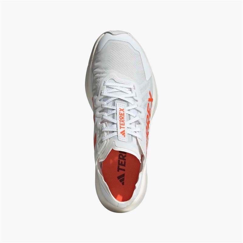 adidas Dame Terrex Agravic Speed Trail Løbesko Cloud White/Impact Orange/Dash Grey - Billede 4