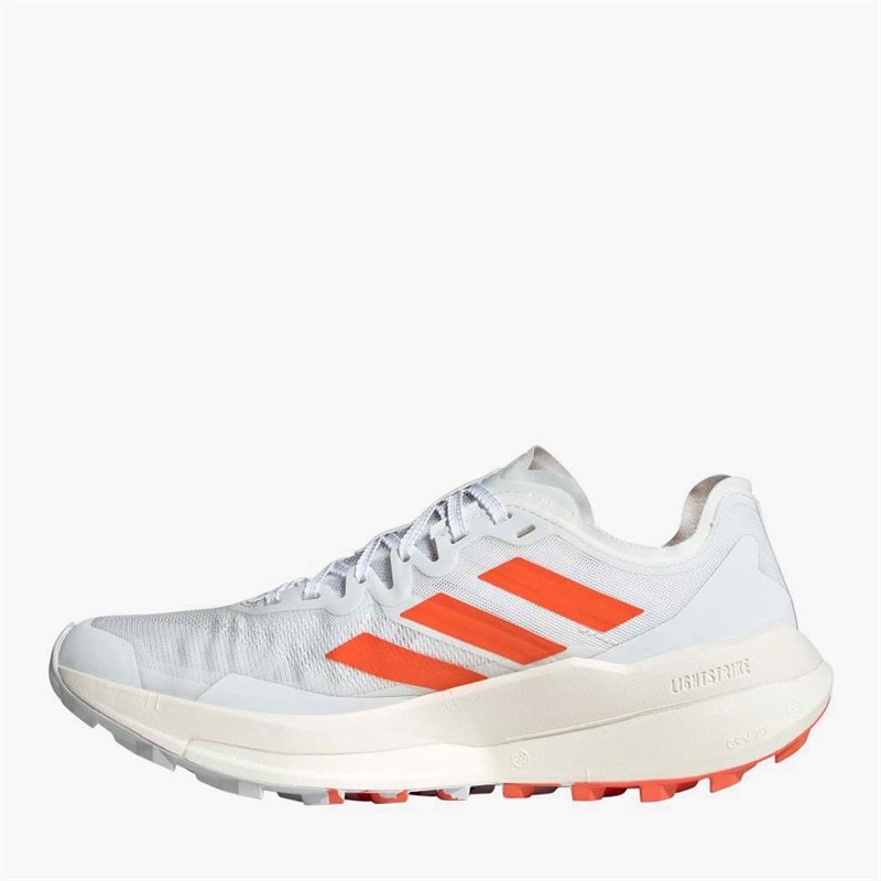 adidas Dame Terrex Agravic Speed Trail Løbesko Cloud White/Impact Orange/Dash Grey - Billede 5