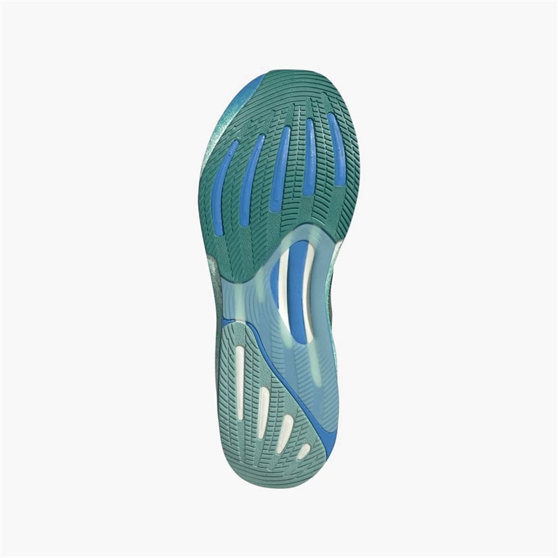 adidas Herre Supernova Rise 2 Neutrale Løbesko Core Black/Iron Metallic/Glory Green - Billede 2