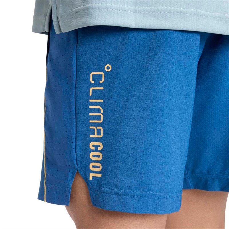 adidas Herre Tech Tøj Climacool Træningsshorts Dusky Petrol/Semi Ice Tangerine/Reflective Silver - Billede 3