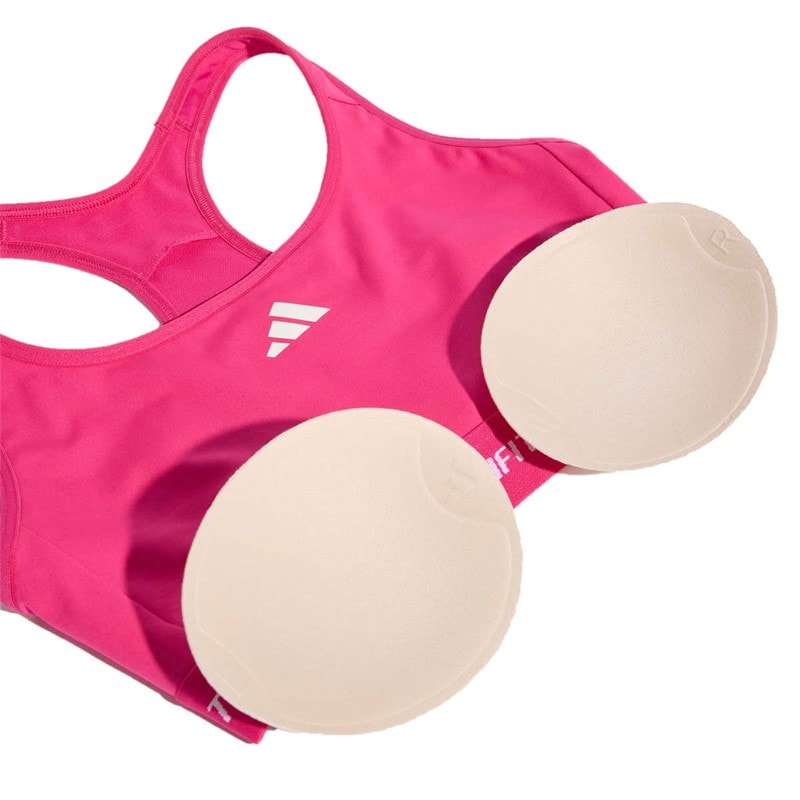 adidas Dame Techfit Mellem støtte Sports bh Real Magenta - Billede 3