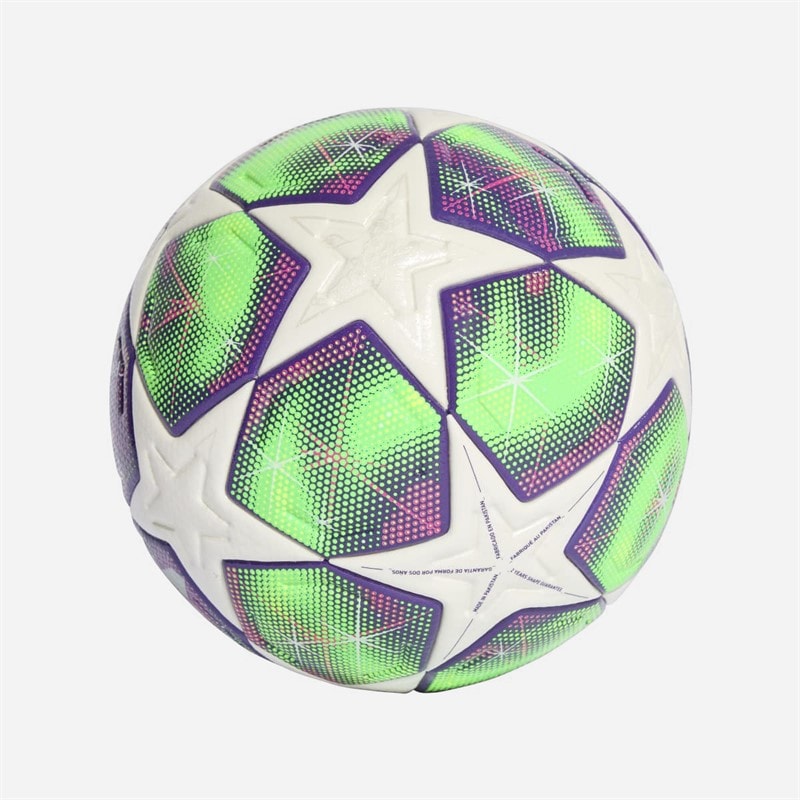 adidas Dame UEFA Champions League 25/26 Officiel Pro Match Fodbold (FIFA Kvalitet Pro Certificeret) Hvid/Shock Pink/Multi/Solar Yellow - Billede 2