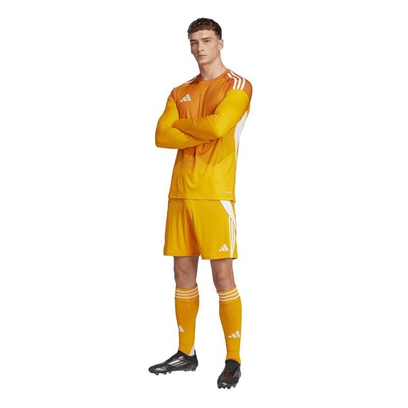 adidas Herre Tiro 24 Træningsshorts Crew Orange/Hvid - Billede 4
