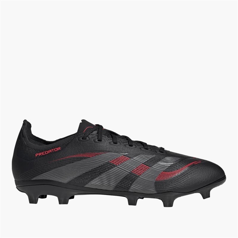 adidas Herre Predator League Stealth Sejr Pakke FG/MG Fast/Multi Bund Fodboldstøvler Core Black/Grey Four/Lucid Red