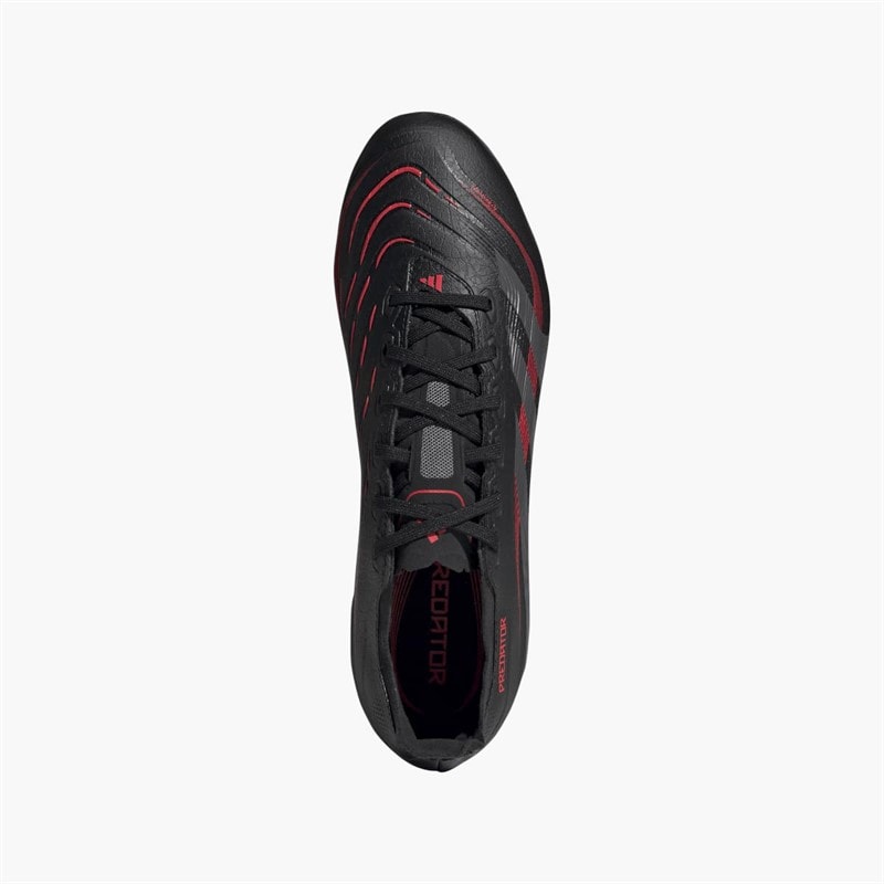 adidas Herre Predator League Stealth Sejr Pakke FG/MG Fast/Multi Bund Fodboldstøvler Core Black/Grey Four/Lucid Red - Billede 4