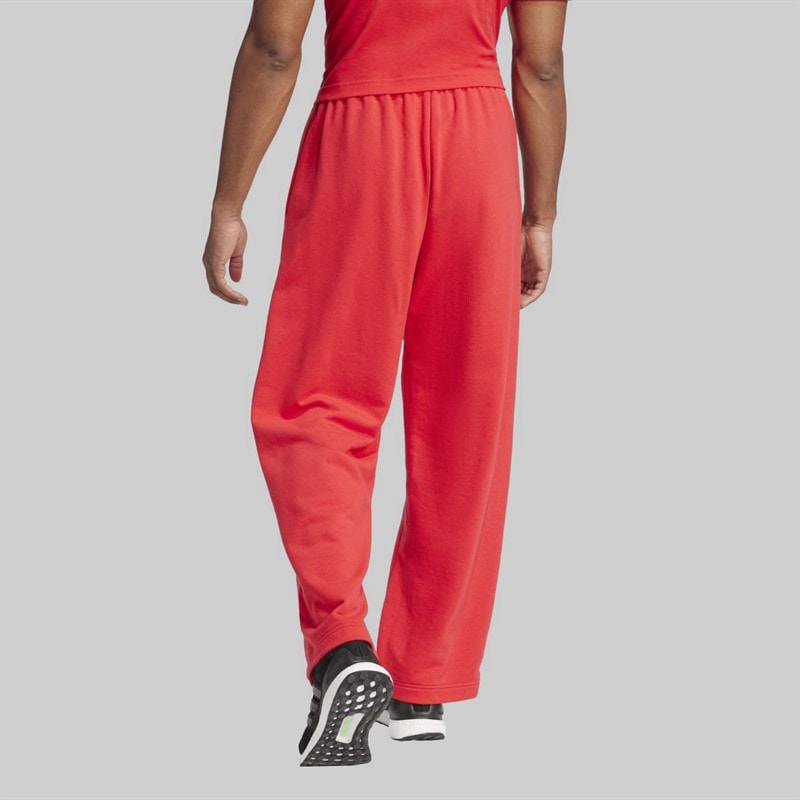 adidas Herre Essentielle Vide Ben 3 Stribe Logo Joggingbukser Pure Ruby/Sort - Billede 2
