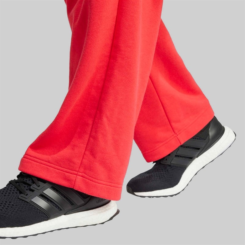 adidas Herre Essentielle Vide Ben 3 Stribe Logo Joggingbukser Pure Ruby/Sort - Billede 4
