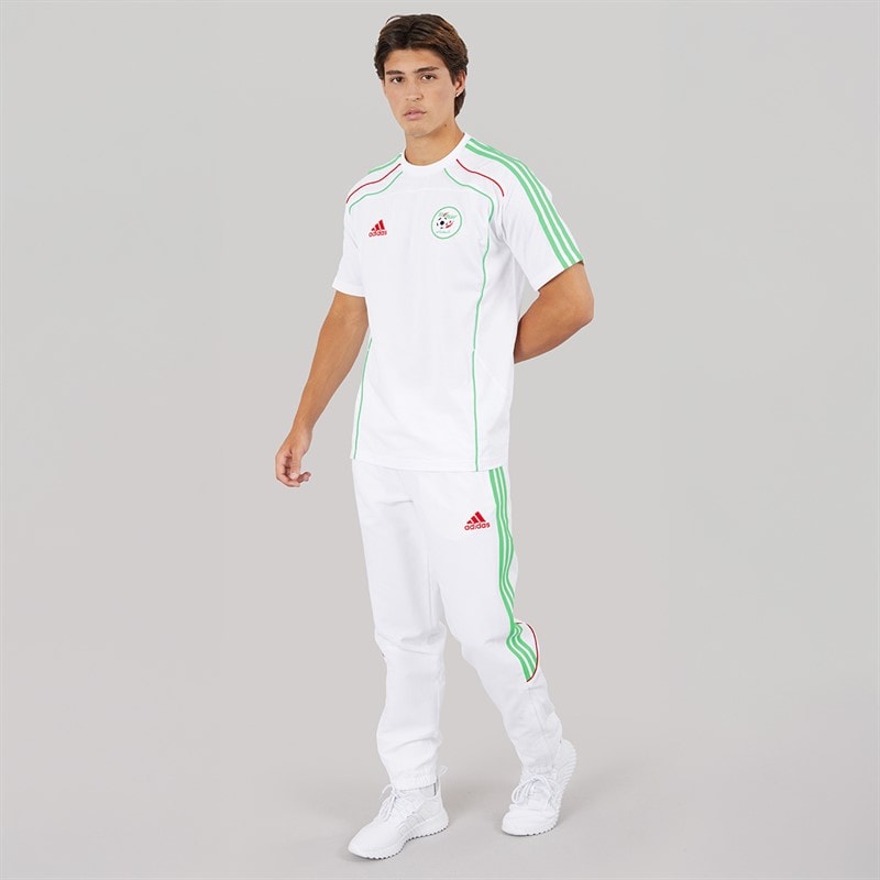 adidas Herre FAF Algeriet Track Bukser Hvid - Billede 4