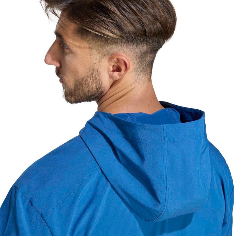 adidas Herre Tech Essentials Trænings Fuld Lynlås Hættetrøje Dusky Petrol - Billede 5