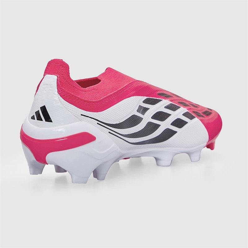 adidas Herre Predator League snøreløse født til målpakke FG fast bund fodboldstøvler Lucid Red/Core Black/Cloud White - Billede 5