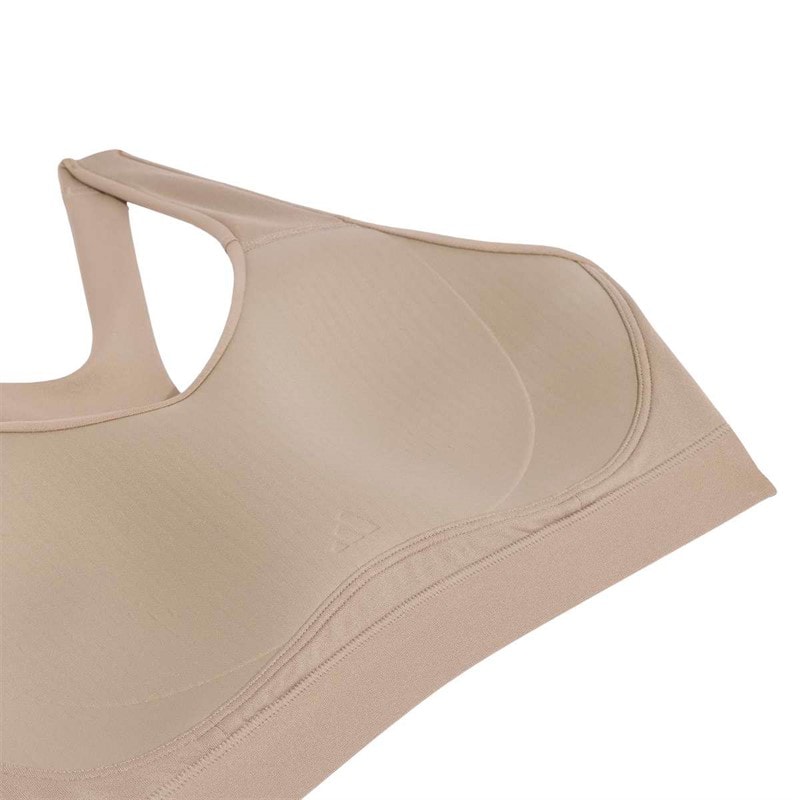 adidas Dame Optime Essentials Træning Høj Støtte Sports BH Chalky Brown - Billede 3