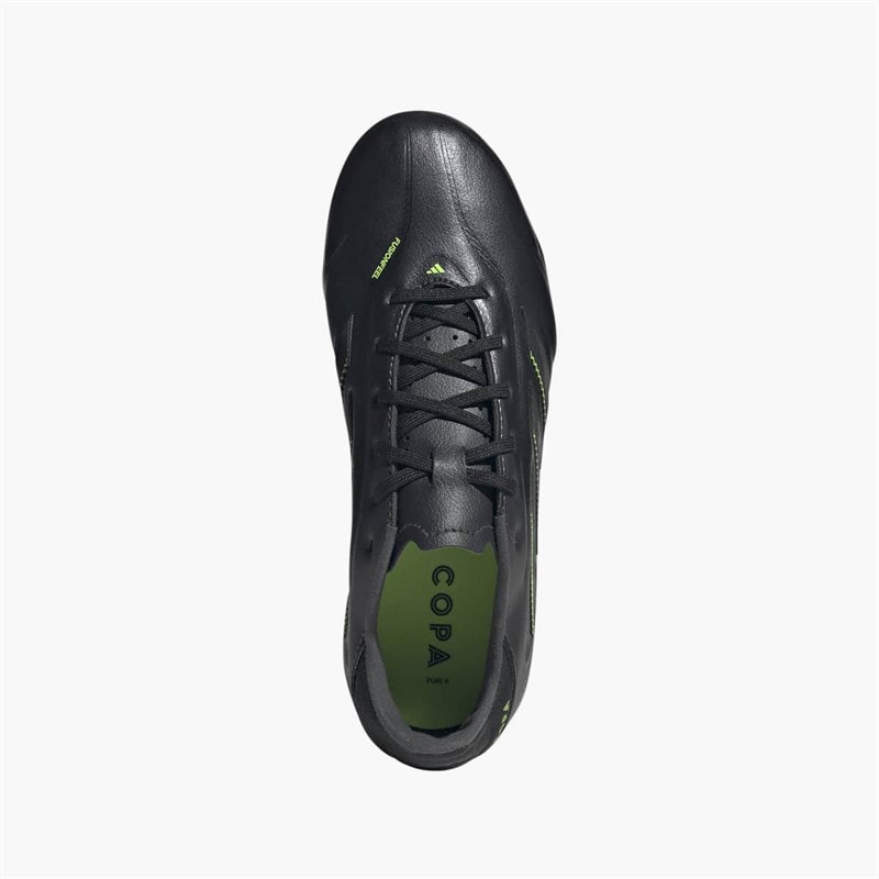 adidas Junior Copa Pure 3 League Electric Stealth Pack FG/MG Faste/Multi Jord Fodboldstøvler Core Black/Dgh Solid Grey/Lucid Lemon - Billede 4